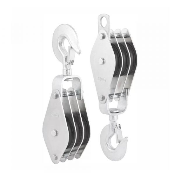 Par De Moitão 80mm 3 Roldana Vonder