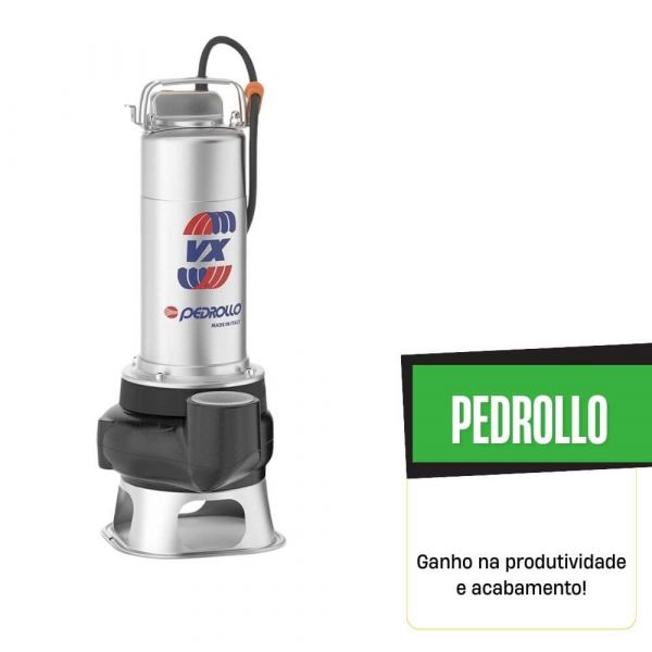 Motobomba 1,0cv Submersível VX-MF 10/50 380V Pedrollo