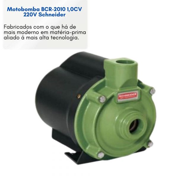 Motobomba BCR-2010 1,0CV 220V Schneider