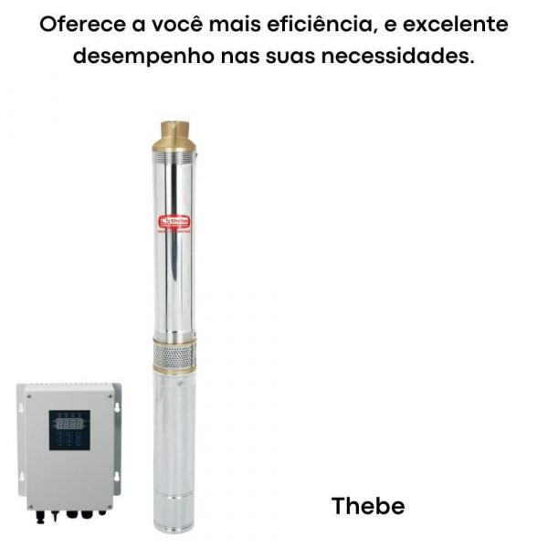 Motobomba Submersa 3TSM CE 17 Estagio solar 750W 108V Thebe