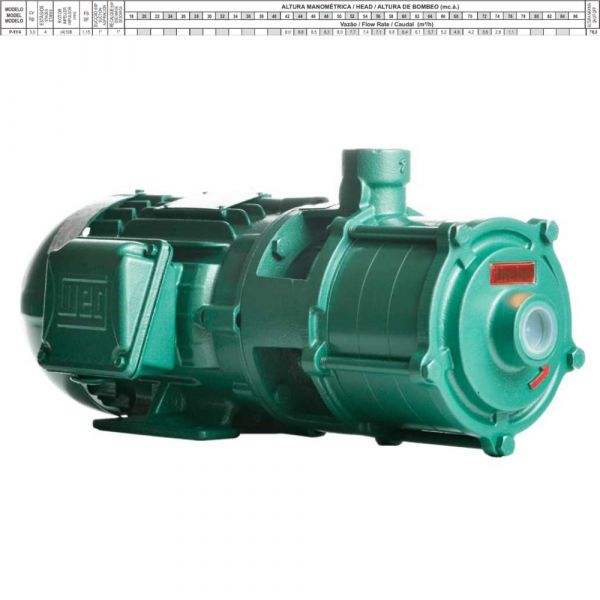 Motobomba Trifásico 3CV P-11/4-NR 380V IR3 Thebe