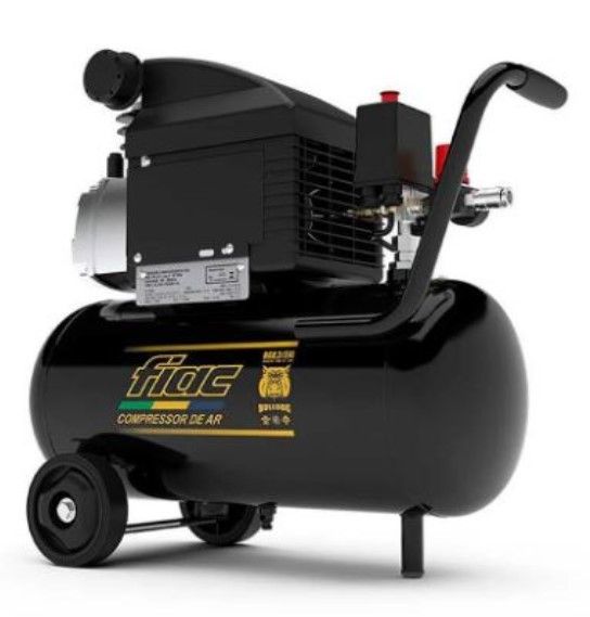 Motocompressor De Ar 8,2 Pés 24 L 110V Fiac Pressure