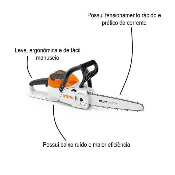 Motosserra a Bateria MSA 120 KIT C-BQ STIHL