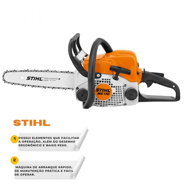 Motosserra MS 170 30cm/12 61Pmm STIHL 11302000337