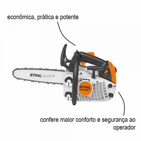 Motosserra MS 194 T 30cm/12” 61PMM3 STIHL