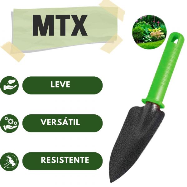 Pazinha Estreita 260mm com Cabo Plástico e Revestimento Protetor MTX