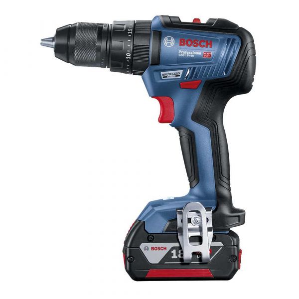 Parafusadeira Furadeira Impacto Brushless Bosch GSB 18V-50-1B5F | 1 bateria e carregador