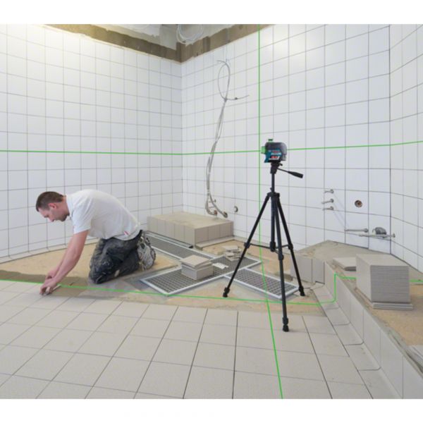 Nível a Laser de Linhas Verdes Bosch GLL 3-80 CG Bluetooth em Maleta