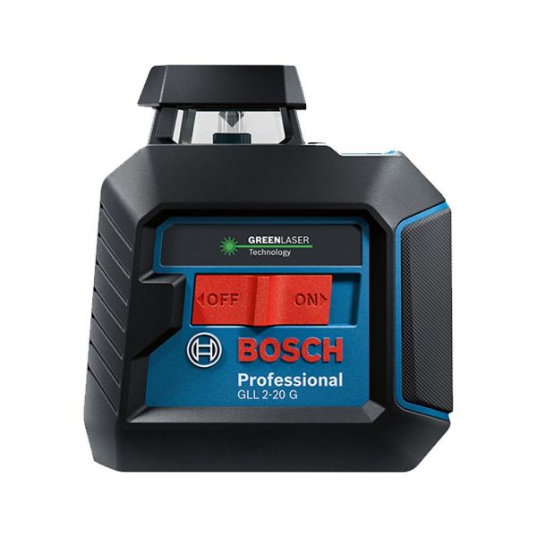 Nível a Laser GLL 2-20 G Verde 360° com Tripé + Pilhas Recarregáveis Bosch