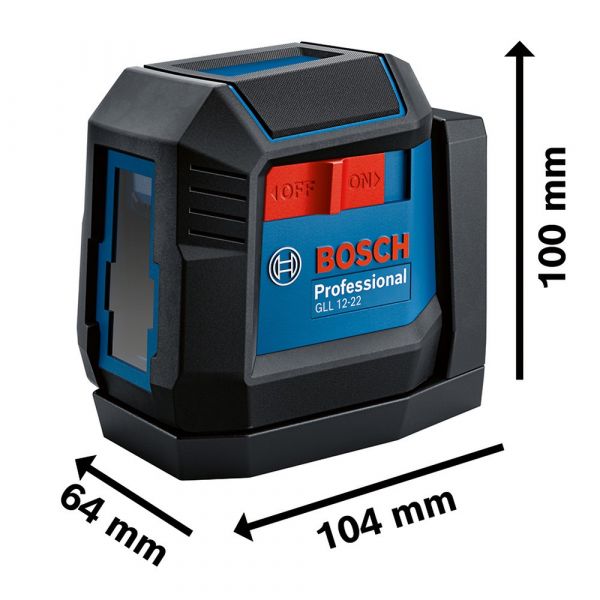 Nível a Laser Verde GLL 12-22 G, 12m Suporte Giratório Bosch