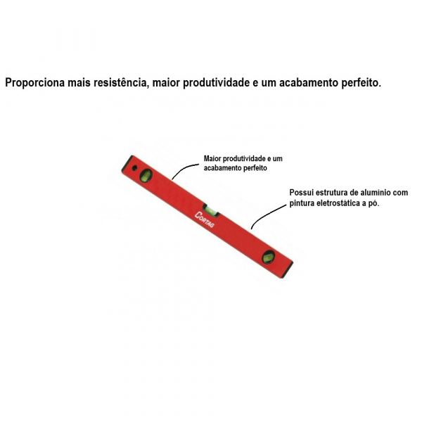 Nível De Alumínio 24 Cortag 60242