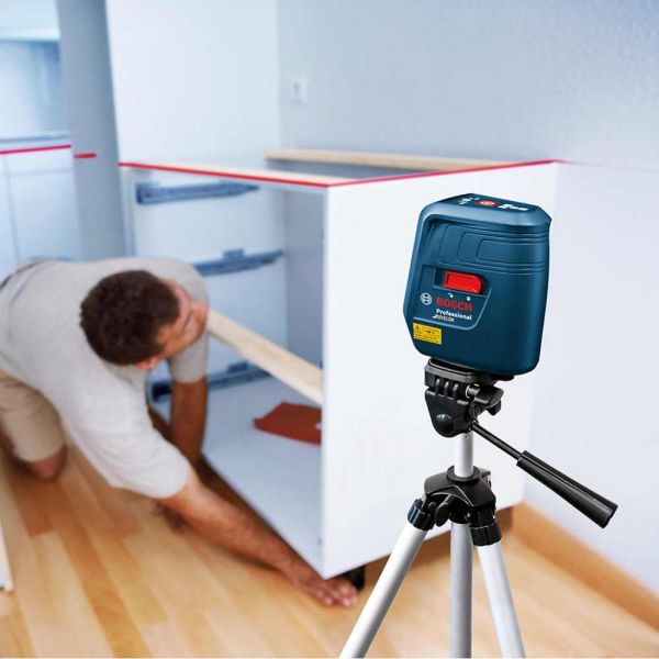 Nível Laser Bosch Nivelox alcance 15m com tripé e maleta