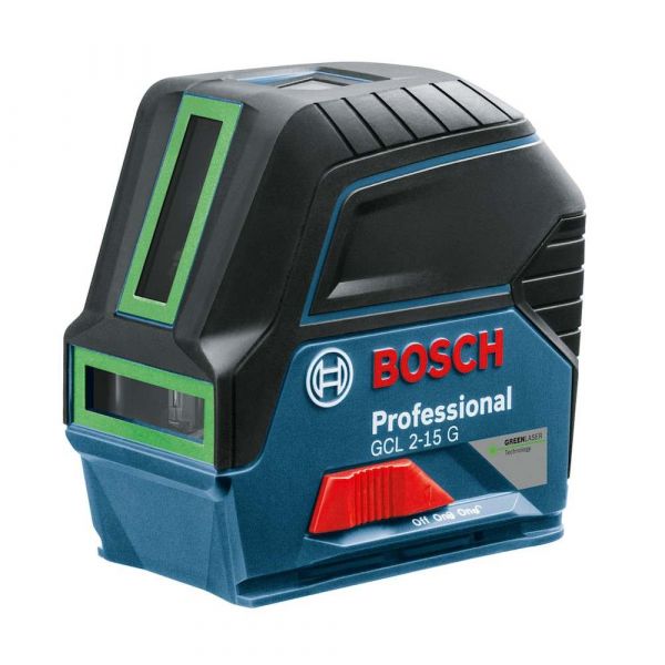 Nível Laser Verde Bosch GCL 2-15 G 15m, Suporte e Maleta