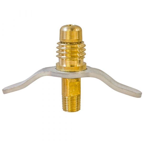 Niple Borboleta de Latão P-13 5/8 Pol. UNC x 1/8 Pol. NPT Maqenge