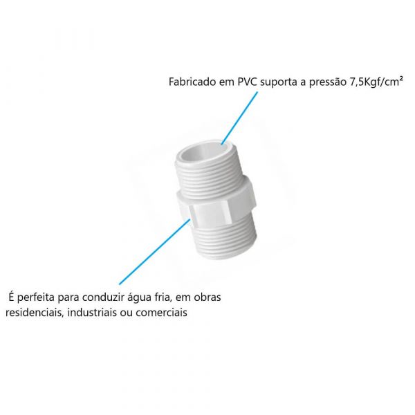 Niple de Roscável 1” Krona