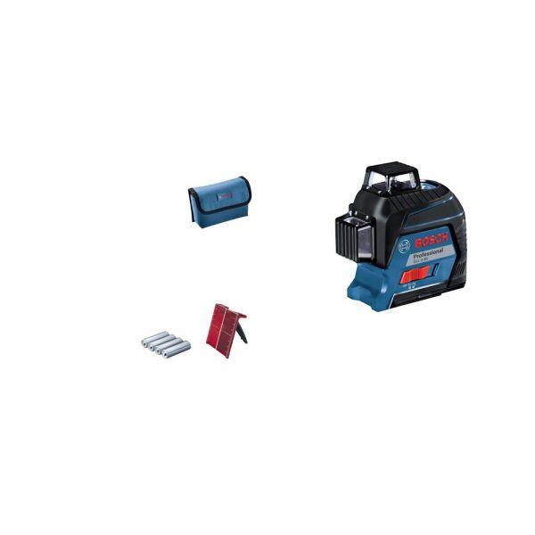 Nível Laser de Linhas Bosch GLL 3-80 360º Sem Tripé