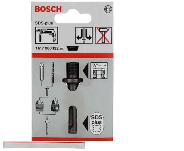 Encaixe SDS plus para mandril Cilíndrico Bosch 1617000132