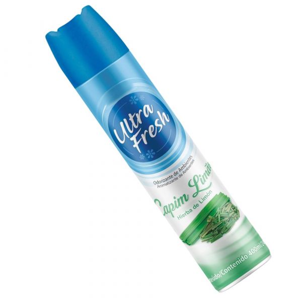 Odorizador Ultra Fresh 400ml Capim Limão Chemicolor 