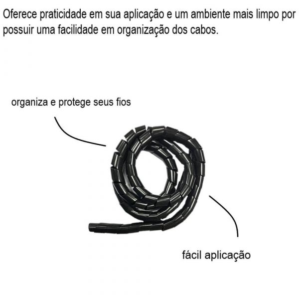 Organizador De Fios Natural Uniflex Grande Bemfixa
