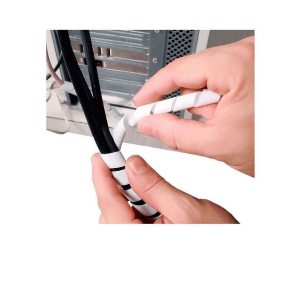 Organizadora De Fios E Cabos Médios Natural Bemfixa