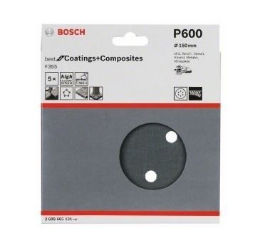 Disco De Lixa GR600 Com 5 Unidades Bosch 2608605131