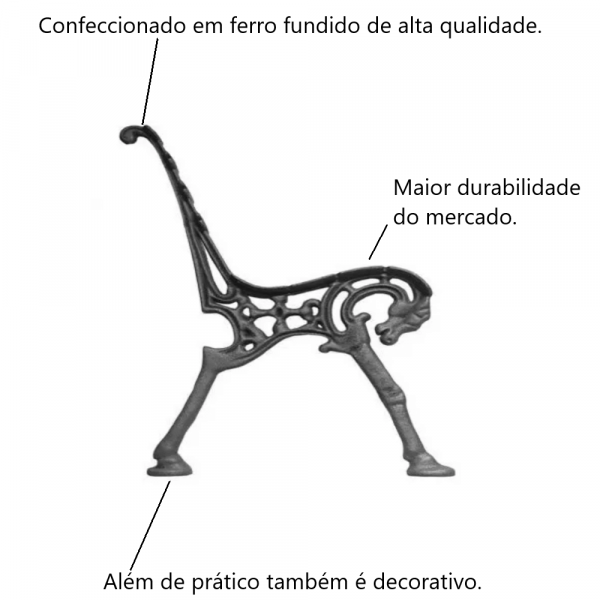Pé de Banco Cavalo Santa Bárbara