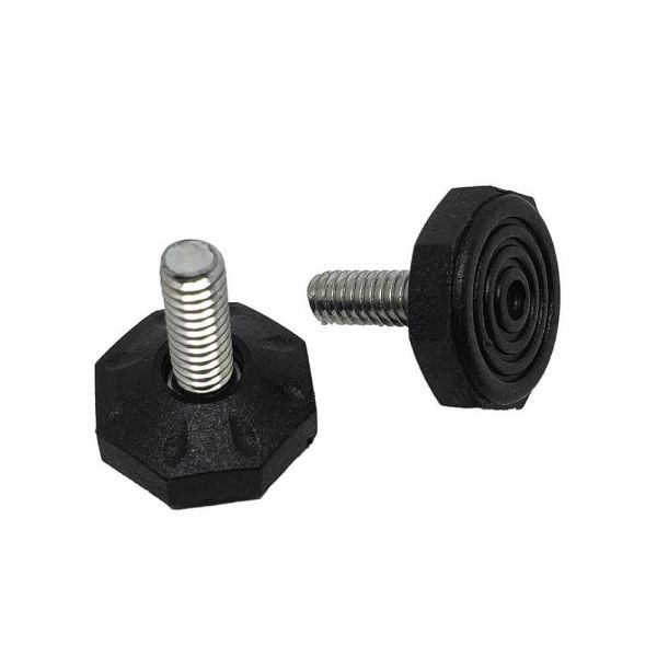 Pé Nivelador Para Móveis 1/4”x16mm Oitavado Emar