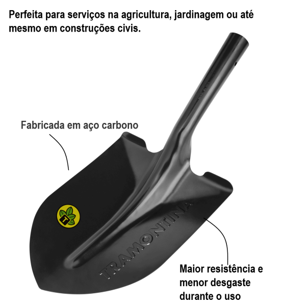 Pá De Bico Sem Cabo N2 Tramontina