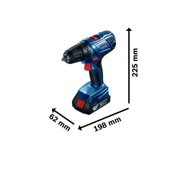 Parafusadeira Furadeira 1/2 Pol. a Bateria Bosch GSR 180 LI, 18V