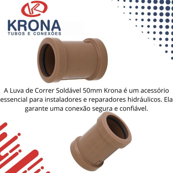 Luva De Correr Soldável 50mm Krona
