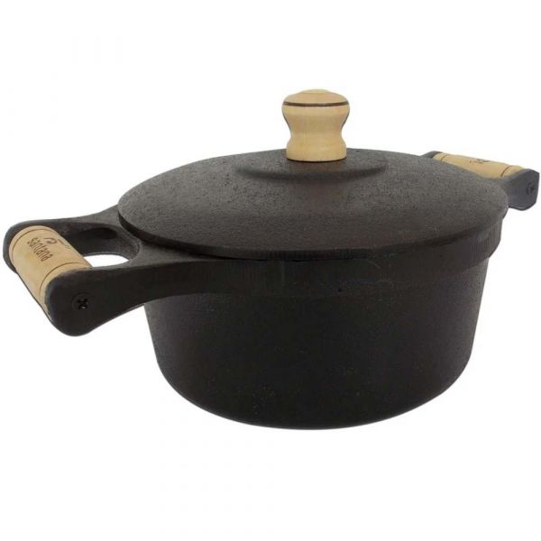 Panela De Ferro Nº 18 Com Alça Santa Bárbara