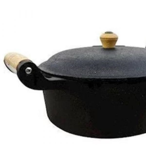 Panela De Ferro Nº 18 Com Alça Santa Bárbara