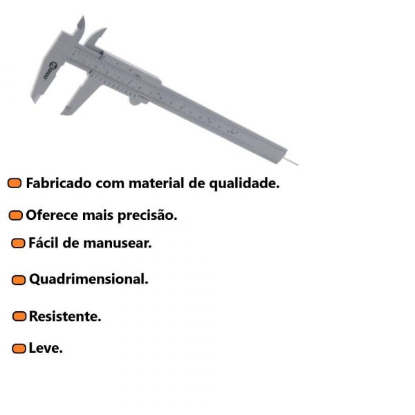 Paquímetro de Plástico 6