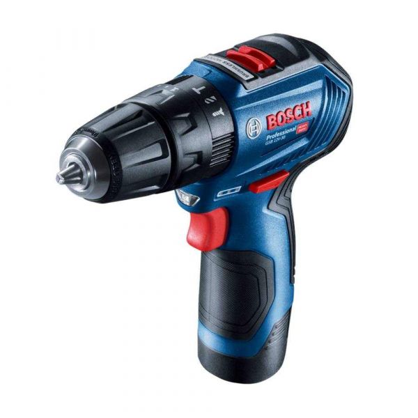 Parafusadeira Furadeira Bosch GSB 12V-30 Brushless 12V 2 baterias e maleta