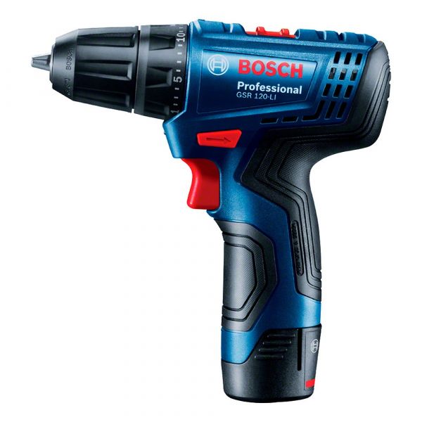 Parafusadeira Furadeira Bosch GSR 120-LI 12V 1 Bateria e maleta