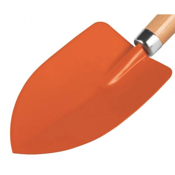 Pazinha Larga Metálica para Jardinagem com Cabo de Madeira Tramontina