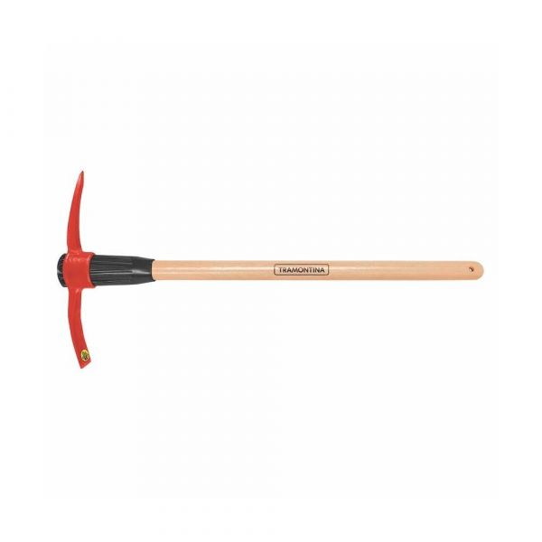 Picareta Estreita com Cabo de Madeira 90cm Tramontina