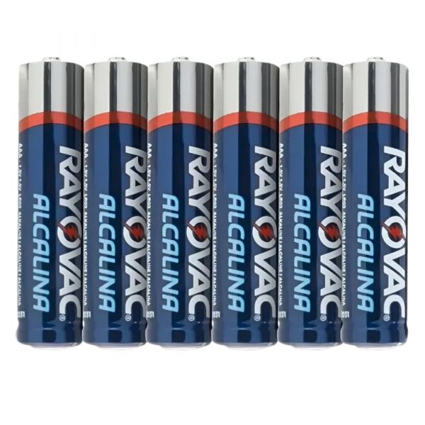 Pilha Alcalina AAA 6 Unidades Rayovac