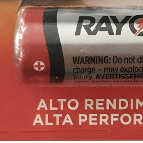 Pilha Bateria A23 Alcalina 12V Rayovac