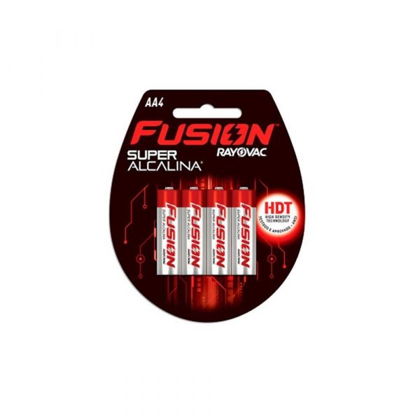 Pilha Alcalina Fusion AAA 4und Rayovac