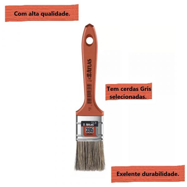 Pincel Trincha 395 de 1.1/2