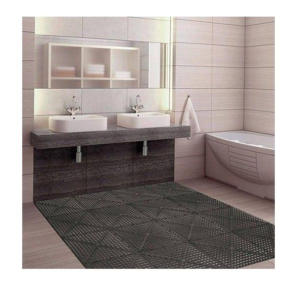 Piso Acqua Kap 30x30cm Cinza Kapazi