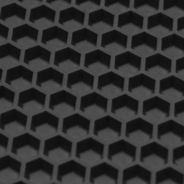 1 Metro Piso Modular H-Kap Preto 1,20m X 5,0mm Kapazi