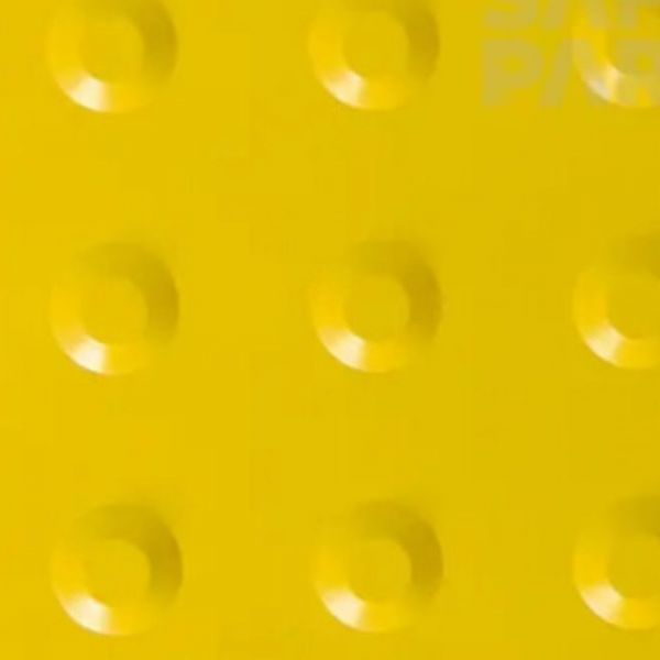 Piso Tátil De Alerta Amarelo Wat