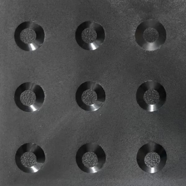 Piso Tátil De Alerta Preto Wat