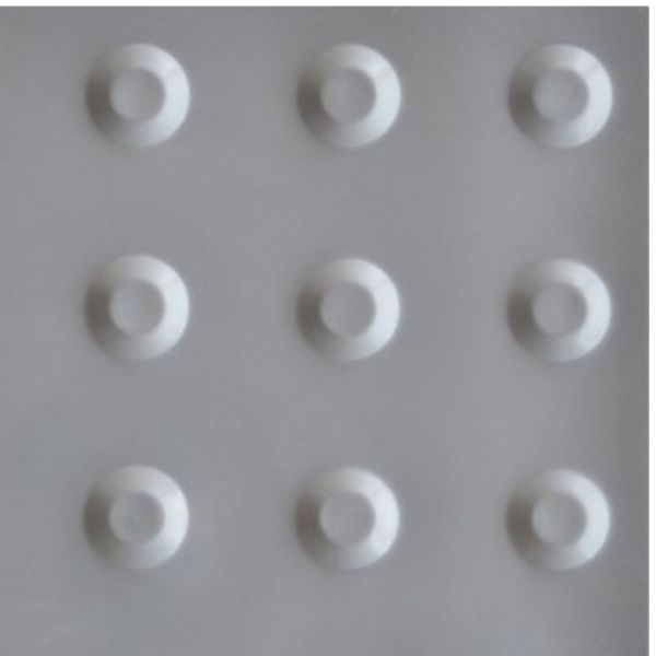 Piso Tátil De Alerta Cinza Wat