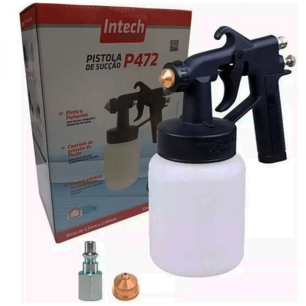 Pistola de Pintura Ar Direto P472 Intech