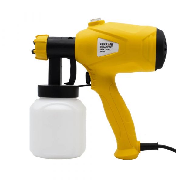 Pistola de Pintura Pulverizadora Mega Spray 350W 127V Ferrari
