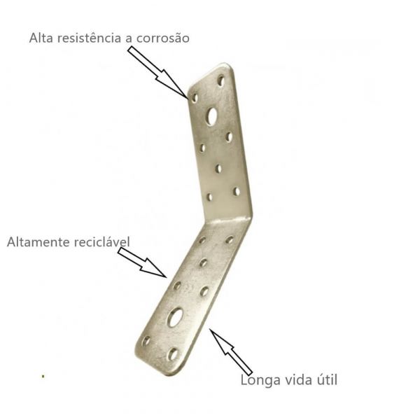 Placa Junção Dobrada 135g 40x90x2,5mm 872 Minubras