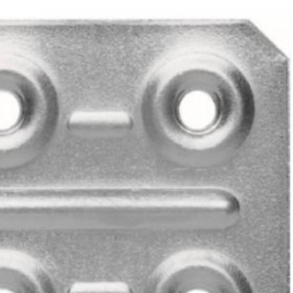 Placa De Junção Quadrada 40 x 40mm Aldeghi